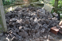 Pile of malvern stone